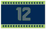 NEOPlex F-8047 Seattle Seahawks 12th Man 3'x 5' NFL Flag