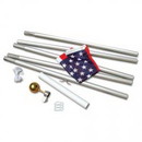 NEOPlex FP-020 20' Aluminum Flag Pole With 3'X 5' American Flag