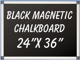 NEOPlex G6-2436 24" X 36" Aluminum Framed Magnetic Blackboard