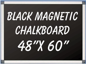 NEOPlex G6-4860 48" X 60" Aluminum Framed Magnetic Blackboard