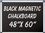 NEOPlex G6-4860 48" X 60" Aluminum Framed Magnetic Blackboard