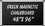 NEOPlex G6-4896 48" X 96" Aluminum Framed Magnetic Blackboard