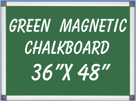 NEOPlex G60-3648 36" X 48" Aluminum Framed Magnetic Chalkboard