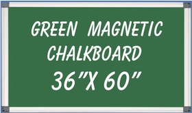 NEOPlex G60-3660 36" X 60" Aluminum Framed Magnetic Chalkboard