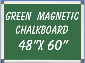 NEOPlex G60-4860 48" X 60" Aluminum Framed Magnetic Chalkboard