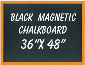 NEOPlex G7-3648 36" X 48" Wood Framed Magnetic Chalkboard
