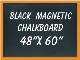 NEOPlex G7-4860 48" X 60" Wood Framed Magnetic Chalkboard