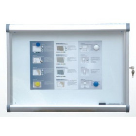 NEOPlex GZ-2028 Indoor 20" X 28" Aluminum Locking Frame Cabinet