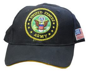 NEOPlex H-07 Black Embroidered Army Hat