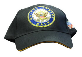 NEOPlex H-09 NAVY Black Embroidered Hat