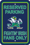 NEOPlex K50250 Notre Dame Fighting Irish Parking Sign