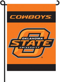 NEOPlex K83047 Oklahoma State Cowboys 13"X 18" 2-Sided Garden Flag