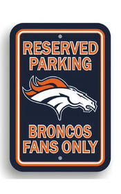 NEOPlex K90232 Denver Broncos 12"X 18" Parking Sign