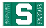 NEOPlex K92029 Michigan State Spartans  3'X 5' Double Sided Flag