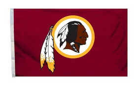NEOPlex K94907B= Washington Redskins Logo 3'x 5' NFL Flags