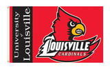 NEOPlex K95032 Louisville Cardinals 3'X 5' College Flag
