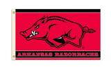 BSI PRODUCTS K95142= Arkansas Razorbacks 3'x 5' College Flag