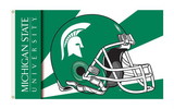 NEOPlex K95329 Michigan State Spartans Helmet 3'X 5' College Flag