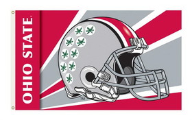 NEOPlex K95355 Ohio State Buckeyes Helmet 3'X 5' College Flag