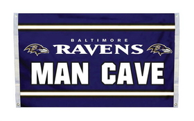 NEOPlex K95531B Baltimore Ravens Man Cave 3'X 5' Nfl Flag