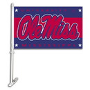 NEOPlex K97016 Ole Miss Rebels Double Sided Car Flag