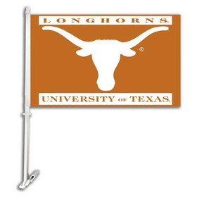 NEOPlex K97034 Texas Longhorns Double Sided Car Flag