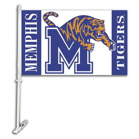 NEOPlex K97044 Memphis Tigers Double Sided Car Flag