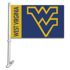 NEOPlex K97112 West Virginia Mountaineers Double Sided Car Flag
