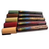NEOPlex NC-2FSEARTH Rustic Earth Tone Colors Liquid Chalk Markers 5 Piece Set