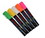 NEOPlex NM-1BLACK-BRD 1/4" Black Board Chisel Tip Waterproof Sign & Art Marker Pens- Full 5 Pc Set