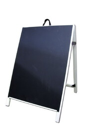 NEOPlex NSPV-2432CBB 36" PVC A-Frame - Chalkboard