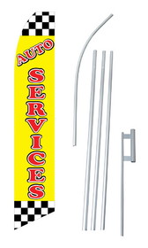 NEOPlex SW10006-4PL-SGS Auto Services Swooper Flag Kit