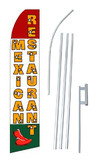 NEOPlex SW10020-4PL-SGS Mexican Restaurant Swooper Flag Kit