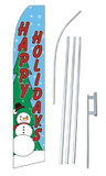 NEOPlex SW10029-4PL-SGS Happy Holidays Swooper Flag Kit