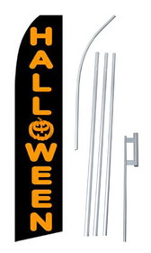 NEOPlex SW10030-4PL-SGS Halloween Pumpkin Swooper Flag Kit