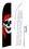NEOPlex SW10031-4PL-SGS Red Bandana Jolly Roger Swooper Flag Kit