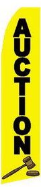 NEOPlex SW10037 Auction Yellow Standard Swooper Flag