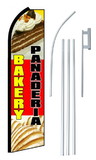 NEOPlex SW10038-4PL-SGS Bakery Panaderia Extra Wide Swooper Flag Bundle