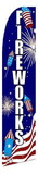 NEOPlex SW10043 Fireworks Usa Swooper Flag