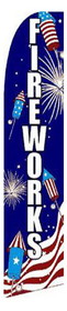 NEOPlex SW10043 Fireworks Usa Swooper Flag