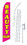 NEOPlex SW10071-4PL-SGS Beauty Salon Pink Swooper Flag Kit
