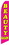 NEOPlex SW10071 Beauty Salon Pink Swooper Flag