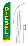NEOPlex SW10081-4DLX-SGS Diesel Sold Here Windless Swooper Flag Kit