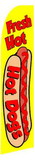NEOPlex SW10122 Hot Dogs Yellow Swooper Flag