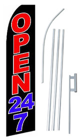 NEOPlex SW10129-4PL-SGS Open 24/7 Swooper Flag Kit