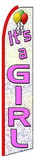 NEOPlex SW10158 It'S A Girl Swooper Flag