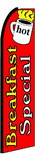 NEOPlex SW10180 Breakfast Special Red Swooper Flag