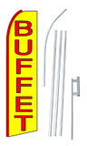 NEOPlex SW10181-4PL-SGS Buffet Swooper Flag Kit