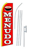 NEOPlex SW10189-4PL-SGS Menudo(Soup) Red Swooper Flag Kit