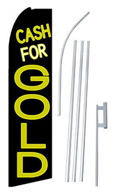 NEOPlex SW10193_4PL_SGS Cash For Gold Swooper Flag Kit